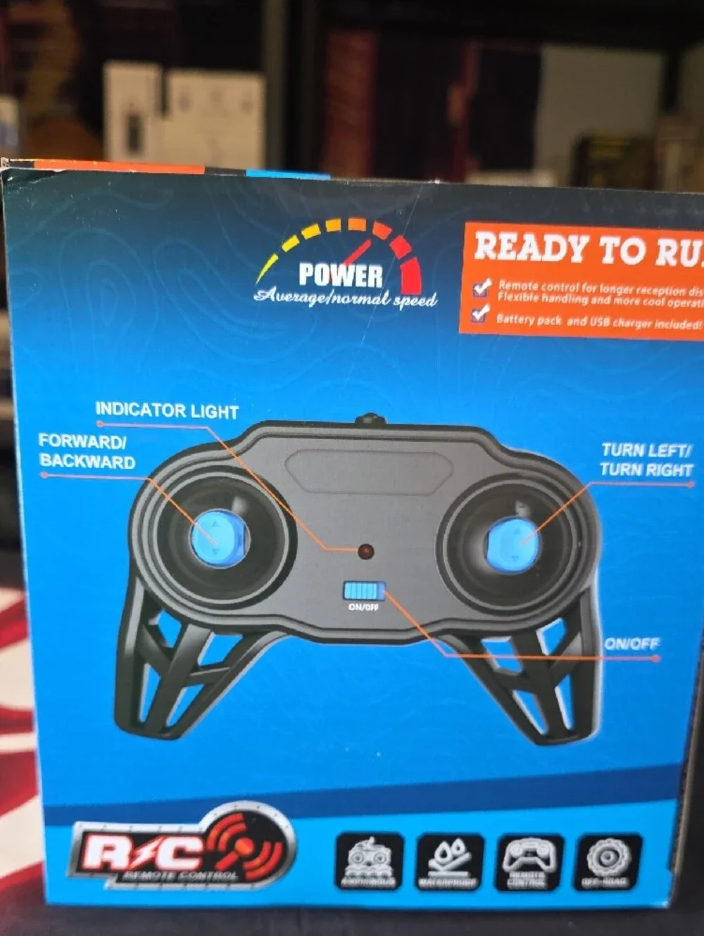 Blue Amphibious Off-Road RC Vehicle 2.4GHz Remote Control FACTORY SEALED